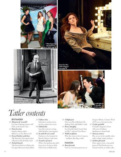 Tatler (UK) Inhaltsverzeichnis