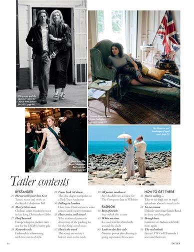 Tatler (UK) Inhaltsverzeichnis