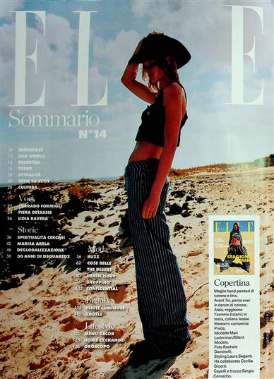 Elle Italia Inhaltsverzeichnis