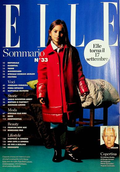 Elle Italia Inhaltsverzeichnis