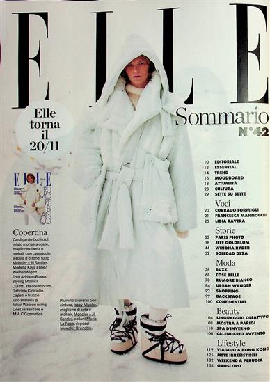 Elle Italia Inhaltsverzeichnis