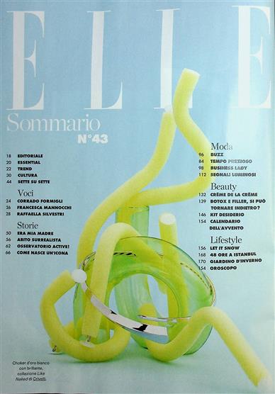 Elle Italia Inhaltsverzeichnis