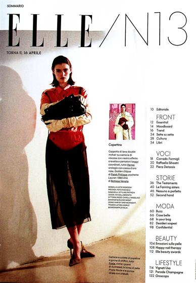 Elle Italia Inhaltsverzeichnis