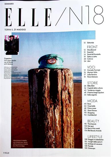 Elle Italia Inhaltsverzeichnis
