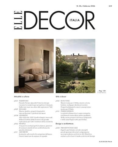 Elle Decor Italia Inhaltsverzeichnis