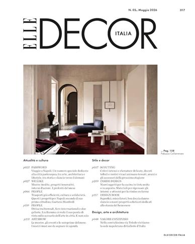 Elle Decor Italia Inhaltsverzeichnis