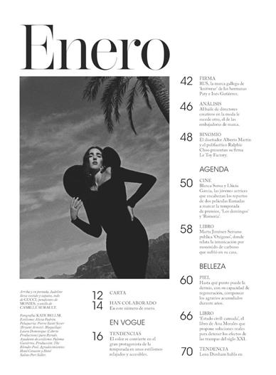 Vogue Spanien Inhaltsverzeichnis