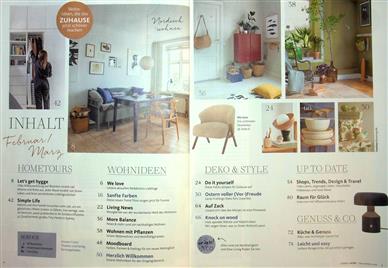 Living & More Inhaltsverzeichnis