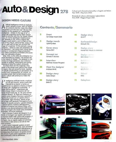 Auto + Design Inhaltsverzeichnis