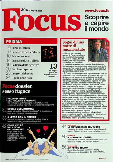 Focus Italien Inhaltsverzeichnis
