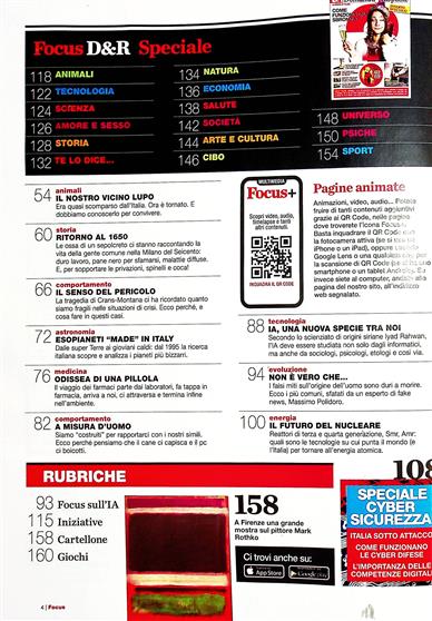 Focus Italien Inhaltsverzeichnis