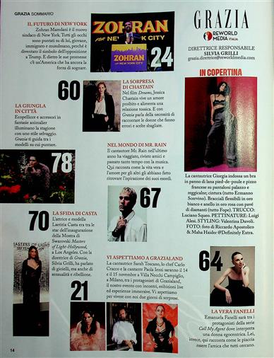 Grazia (I) Inhaltsverzeichnis