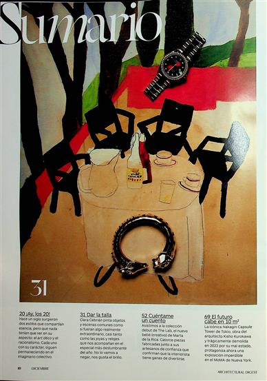 AD Architectural Digest Italia Inhaltsverzeichnis