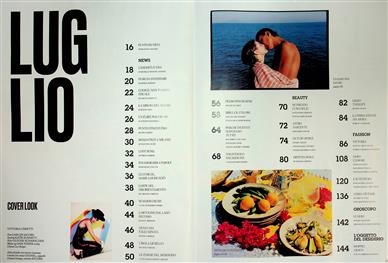 Vogue Italia Inhaltsverzeichnis