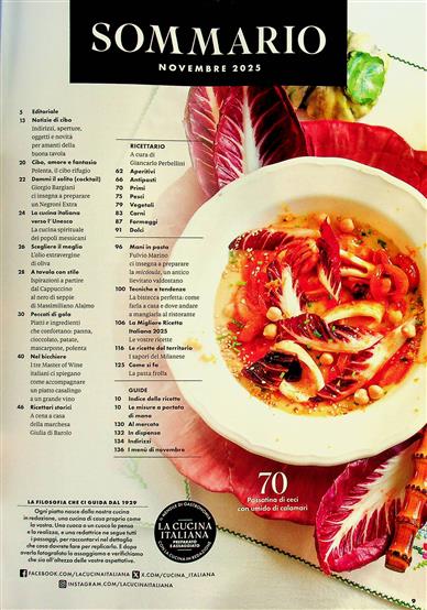 LA CUCINA ITALIANA (ital.) Inhaltsverzeichnis