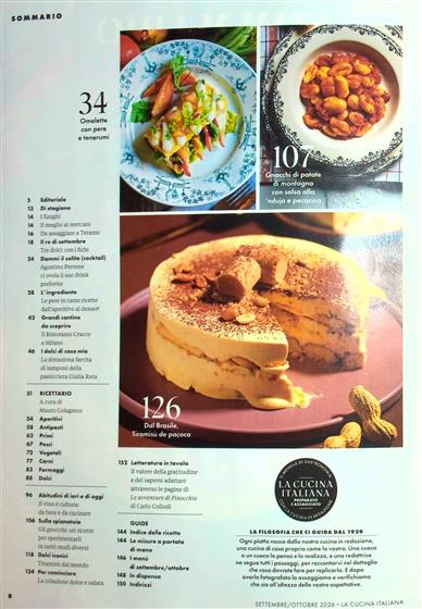 LA CUCINA ITALIANA (ital.) Inhaltsverzeichnis