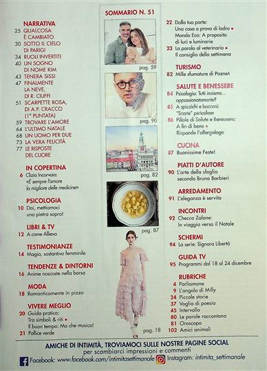 Intimita Inhaltsverzeichnis