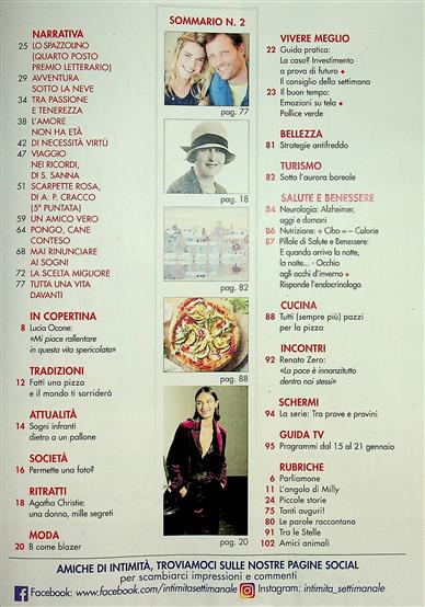 Intimita Inhaltsverzeichnis