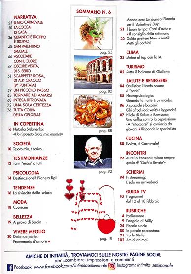 Intimita Inhaltsverzeichnis