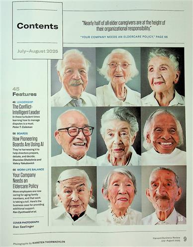 Harvard Business Review Inhaltsverzeichnis
