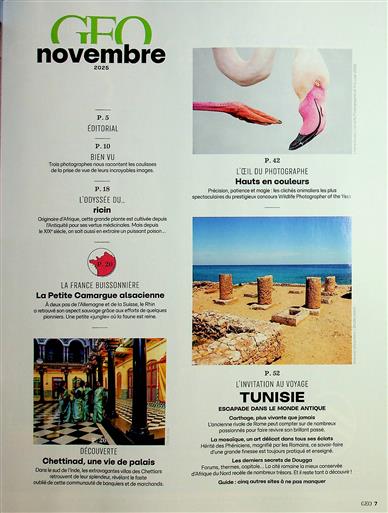 Geo Frankreich Inhaltsverzeichnis