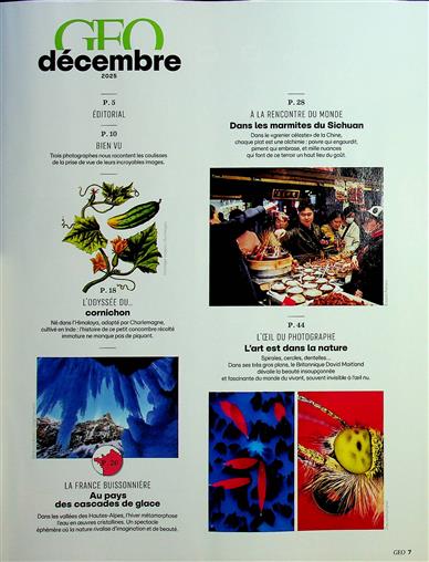 Geo Frankreich Inhaltsverzeichnis