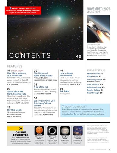 Astronomy Inhaltsverzeichnis