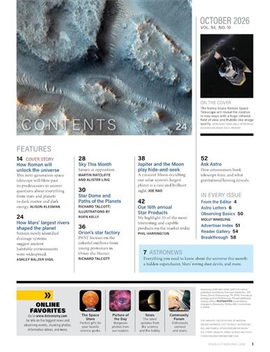 Astronomy Inhaltsverzeichnis