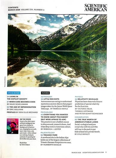 Scientific American Inhaltsverzeichnis