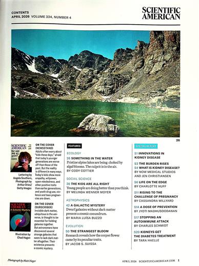 Scientific American Inhaltsverzeichnis