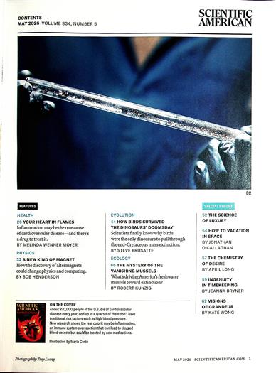 Scientific American Inhaltsverzeichnis