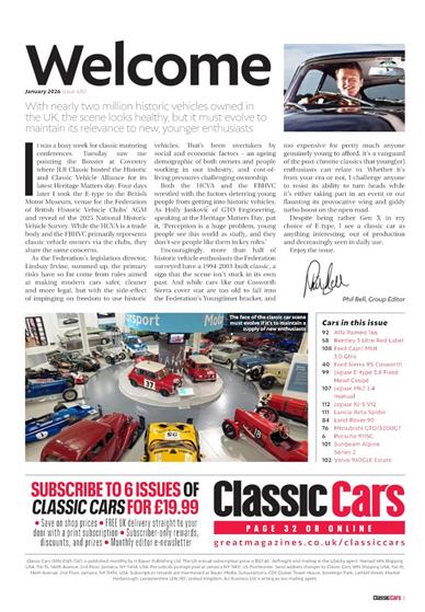 Classic Cars (UK) Inhaltsverzeichnis