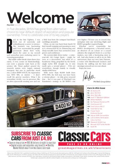 Classic Cars (UK) Inhaltsverzeichnis