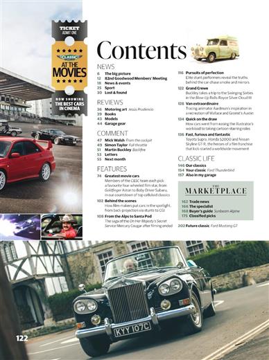 Classic & Sports Car Inhaltsverzeichnis