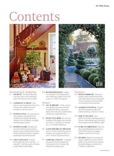 Period Living Inhaltsverzeichnis