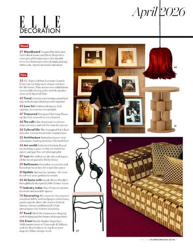 Elle Decoration (UK) Inhaltsverzeichnis