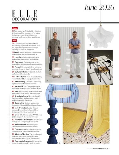 Elle Decoration (UK) Inhaltsverzeichnis