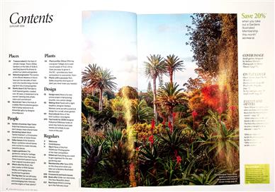 Gardens Illustrated Inhaltsverzeichnis
