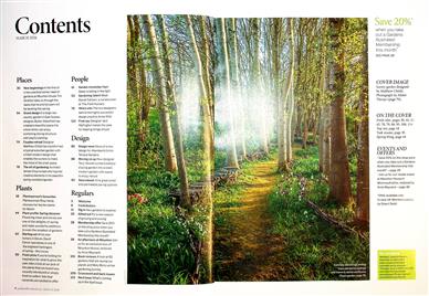 Gardens Illustrated Inhaltsverzeichnis