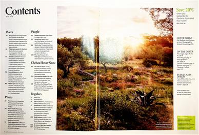 Gardens Illustrated Inhaltsverzeichnis