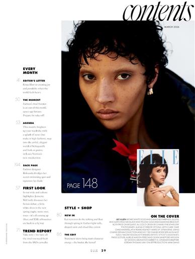 Elle (UK) Inhaltsverzeichnis