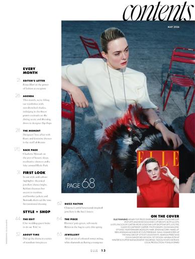 Elle (UK) Inhaltsverzeichnis