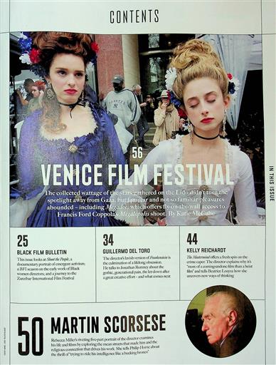 Sight and Sound Inhaltsverzeichnis