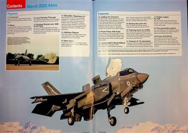 Airforces Monthly (UK) Inhaltsverzeichnis