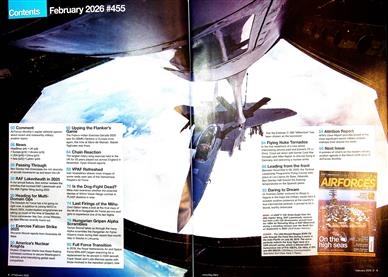Airforces Monthly (UK) Inhaltsverzeichnis