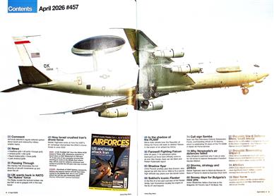 Airforces Monthly (UK) Inhaltsverzeichnis