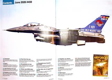 Airforces Monthly (UK) Inhaltsverzeichnis