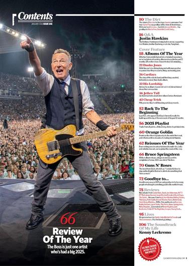 Classic Rock UK Inhaltsverzeichnis