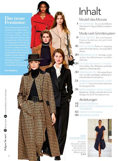 Diana Moden Inhaltsverzeichnis