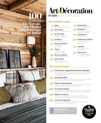 Art & Decoration Inhaltsverzeichnis